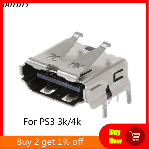 For Playstation 3 PS3 HD PS 3 Super Slim 3000 4000 3K 4K HDMI Port Jack Socket Interface Connector Replacement ► Photo 1/6