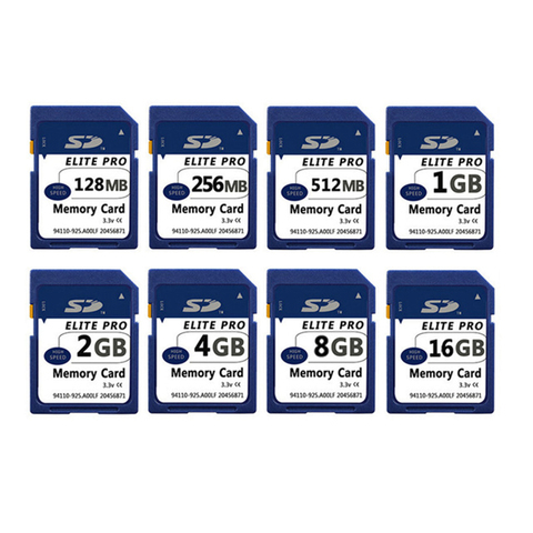SD Card 128MB  256MB  512MB  1GB  2GB  4GB  8GB  16GB Speicherkarte memory stick pro duo Secure Digital-Cartao de Memori Carte ► Photo 1/6
