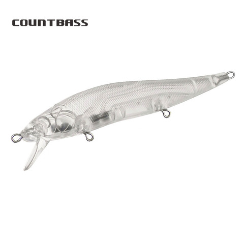 10pcs Countbass Blank Hard Lure Bodies, Minnow 110mm, Unpainted Fishing Bait,  Wobblers ► Photo 1/6