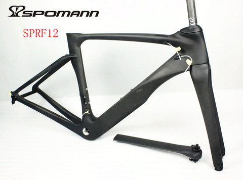 SALE New 700C Racing Road bike matt UD full carbon fibre frame carbon bicycle frame fork seatpost headsets V brake Free shipping ► Photo 1/1