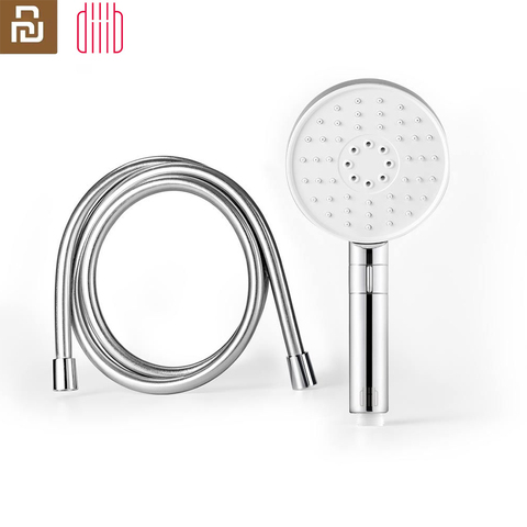 Diiib Dabai Handheld Shower Head hose Lifting rod Set 3 in 1 360 Degree 120mm 53 Water Hole with PVC Powerful Massage Shower ► Photo 1/6