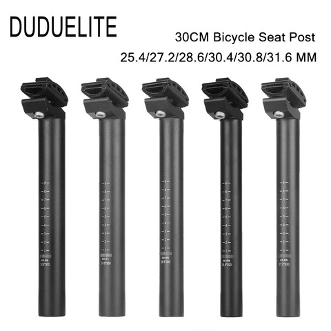 MTB Road Bike Seat Post Bicycle Seatpost 25.4/27.2/28.6/30.4/30.8/31.6*350mm Shock Absorber Cycling Seat Tube Hot Sale ► Photo 1/6