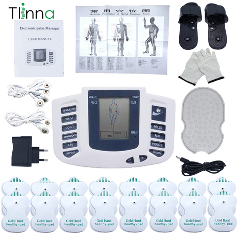 Tens Electronic Acupuncture Full Body Slimming Pulse Massage Muscle Stimulator Muscle Pain Relief Therapy Health Care Massager ► Photo 1/6