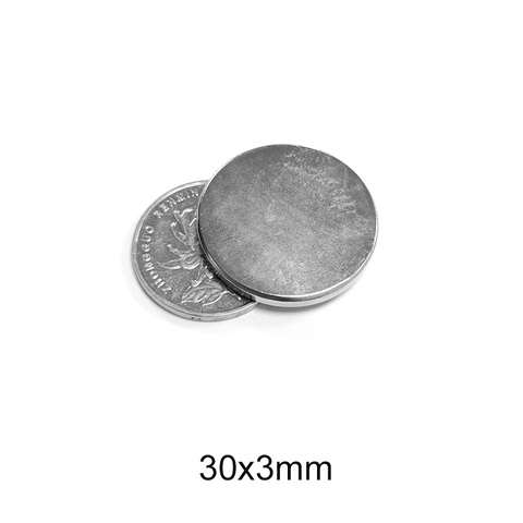 2/5/10/15/20/30pcs 30x3 mm Strong Cylinder Rare Earth Magnet 30mmX3mm Round Neodymium Magnets 30x3mm Big Disc Magnet 30*3 mm ► Photo 1/6