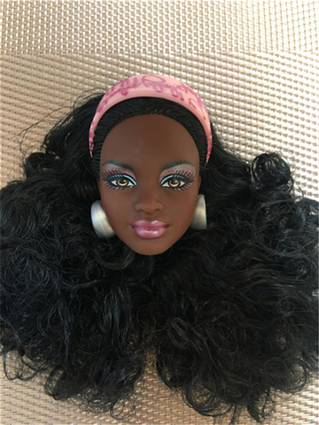 Rare Limited Collection Doll Head Super Model Green Eyes Princess Doll Toy Head Girl DIY Dressing Hair Toy Girl Christmas Gifts ► Photo 1/6