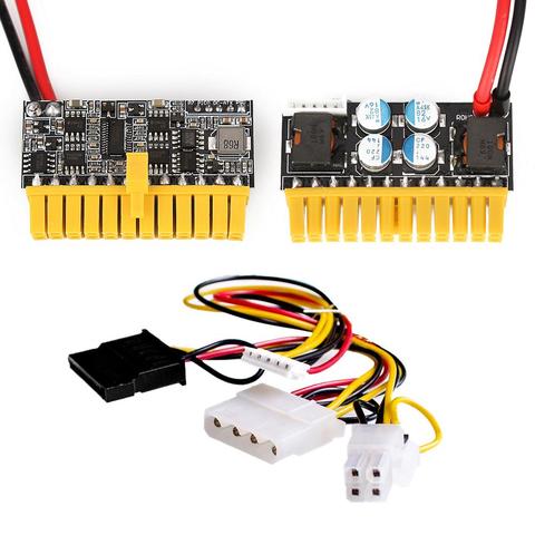 24Pin Board Computers Parts Accessories Tool High Power Replacement 12V 180W Supply Inline Mini PicoPSU DC-ATX Power Module ► Photo 1/6