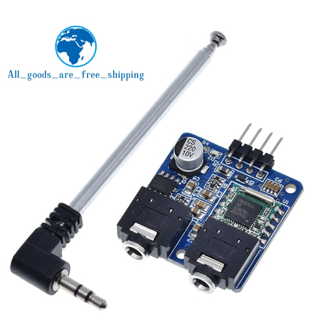 TEA5767 FM Stereo Radio Module For Arduino 76-108MHZ With Free Antenna Reverse Polarity Protection Diode Filtering Sensor ► Photo 1/6