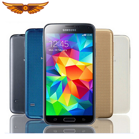 Original Unlocked Samsung S5 I9600 G900F G900A G900H 5.1Inch 2GB RAM 16GB ROM Quad Core 3G&4G 16MP GPS Refurbished Mobile Phone ► Photo 1/6