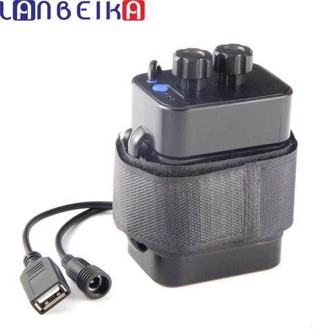 LANBEIKA DIY Power Bank Waterproof 6/4*18650 Battery Holder for Bike LED Light Storage Box Case Layer Wire Lead Rechargable ► Photo 1/6