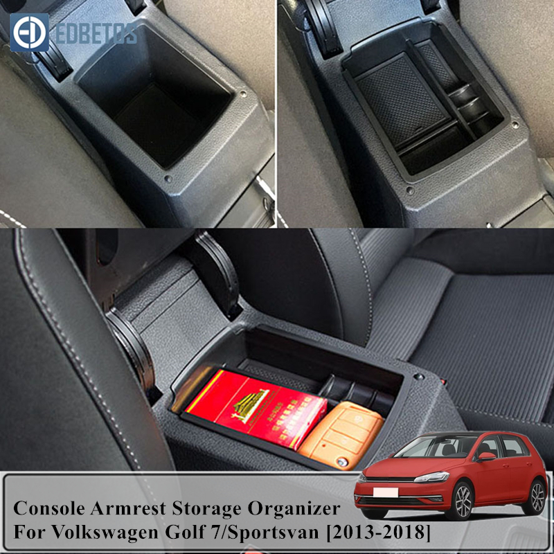 Passat B8 Console Armrest Storage Organizer Passat B8 2015 2016 2017 2018  Armrest Box For VW Volkswagen Passat B8 Accessories