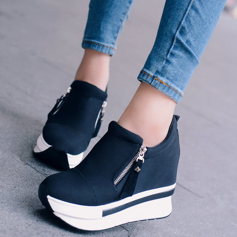 2022 spring and autumn women shoes casual shoes comfortable platform women shoes high heels enhanced shoe women vulcanized shoes ► Photo 1/6