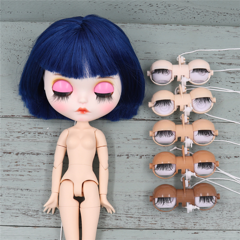 DBS sleepy eyes for Blyth Doll icy painted eyelid eyes without eyechips ► Photo 1/6