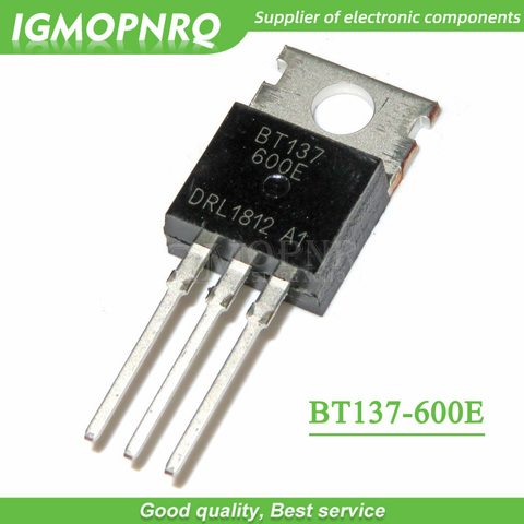 10pcs BT137-600E BT137 BT137-600 TO-220  600V Triacs RAIL TRIAC  new original ► Photo 1/1