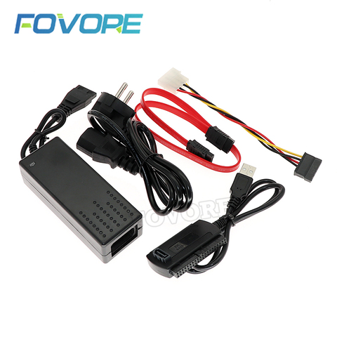 SATA PATA IDE Drive to USB 2.0 Adapter Converter Cable for Hard Drive Disk HDD 2.5