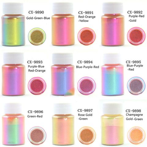 Mirror Chameleons Pigment Pearlescent Epoxy Resin Glitter Magic Discolored Powder Resin Colorant Jewelry Making Tools ► Photo 1/6