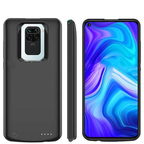 Redmi Note 9 Slim shockproof Battery Charger Case For Xiaomi Redmi Note 9 Backup Power Pack Charger cover Case 6800mAh ► Photo 1/6