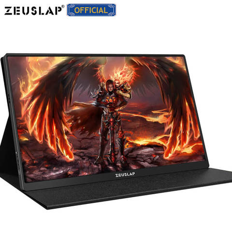 ZEUSLAP 15.6inch USB C HDMI 1920*1080P or 4K PD HDR Monitor Metal Ultrathin Portable Screen PS4 Switch Xbox Gaming Monitor ► Photo 1/6