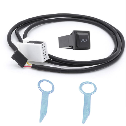 150CM RCD510 RCD310 RCD300 RCD210 RNS510 Aux-In AUX Cable for  Volkswagen Tiguan for Skoda Octavia ► Photo 1/6