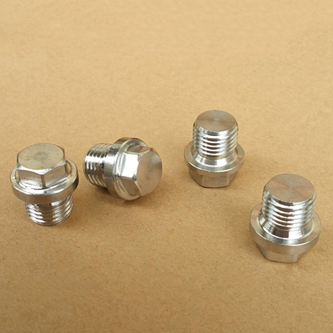 M8 M10 M12 M14 M16 M18 M20 M22 M24 M27 M30 Metric Male Thread 304 Stainless Steel Hex Head End Cap Plug Pipe Fitting Connector ► Photo 1/1