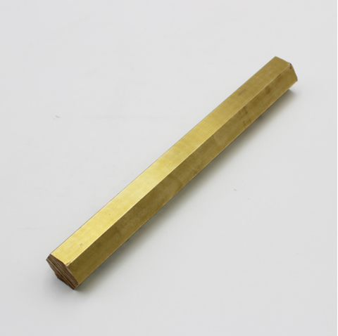 H59 Hexagonal Brass Rod Solid Hexagonal Bar size 4/5/6/8/9/10-65MM Knife Mosaic pins Mosaic rivet ► Photo 1/5