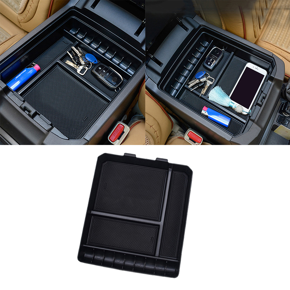 Car Central Armrest Console Storage Box Black For Toyota Land Cruiser Prado 120 ► Photo 1/4