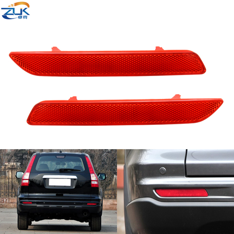 ZUK Car Rear Bumper Reflector Lamp For HONDA CRV 2010 2011 RE1 RE2 RE4 Rear Fog Light Fog Lamp OEM:33555-SWA-H11 33505-SWA-H11 ► Photo 1/6