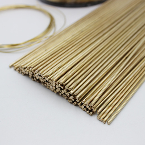 Brass Brazing Rods TIG Welding Wire 0.8mm/1.0mm/1.2mm/1.6mm/2mm/2.5mm/3mm/4mm/5mm/6mm ► Photo 1/6