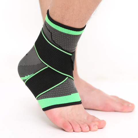 AOLIKES SUPPORT 1 PCS Protective Football Ankle Support Basketball Ankle Brace Compression Nylon Strap Belt Ankle Protector ► Photo 1/6