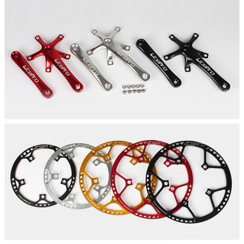 Litepro 45T 47T 53T 56T 58T Bike Crank Chainwheel for Brompton 14 16 18 20 inch Folding Bike Chain Wheel Bicycle 130 BCD Crank ► Photo 1/6