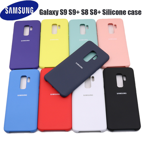 Buy Online Samsung S9 Case Original Soft Silicone Protector Case Samsung Galaxy S8 S8 S9 Plus Case Galaxy S9 S9 Silicon Back Cover Alitools