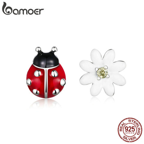 bamoer Sterling Silver 925 Jewelry Garden Elves Long Stud Earrings for Women Fine Jewelry  Brincos Brincos SCE917 ► Photo 1/6