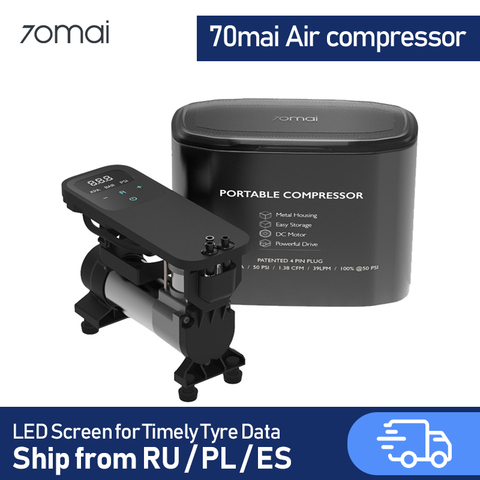 70mai Air Compressor Smart Digital Air Pump Protable Elextric Trie Inflator Auto Air Compressor for Car ► Photo 1/6