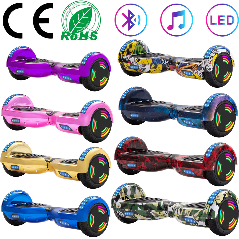 Hoverboard 6.5 Inch Self Balance Board Bluetooth Electric Scooters E-scooter+Bag 
