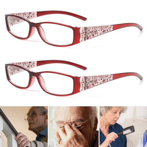 Retro Classic Women Reading Glasses Anti-blue Light Presbyopic Radiation Protection Portable Ultralight Eyewear Vision Care ► Photo 1/6