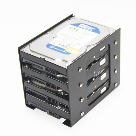 Aluminum 3.5 HDD Hard Disk bracket DIY Hard Disk Box Hard Disk Expansion Rack ► Photo 1/6