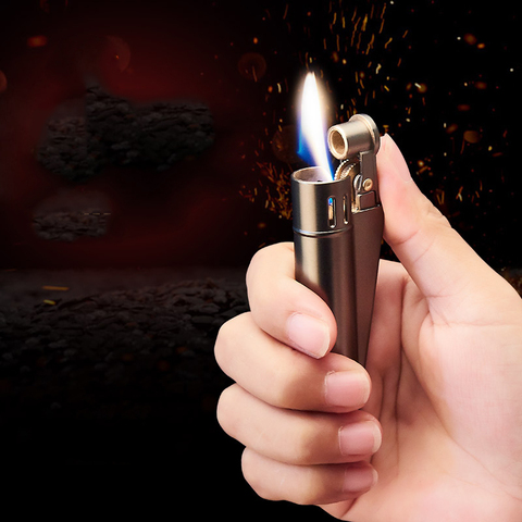 Mini Windproof Petrol Kerosene Lighter Metal Flint Lighters Smoking Accessories Gadgets For Men Cigarettes Lighter ► Photo 1/6
