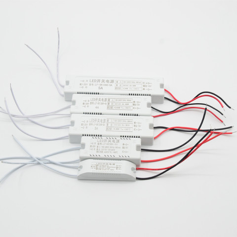 LED Power Supply DC12V/24V 12W 18W 24W 36W 48W 60W 72W Lighting Transformers AC110-220V Driver for LED Strips ► Photo 1/4