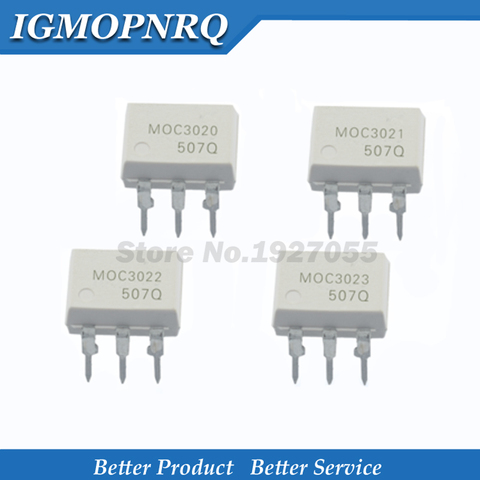 10PCS MOC3020 MOC3021 MOC3022 MOC3023 MOC3041 MOC3043 MOC3052 MOC3061 MOC3062 MOC3063 DIP6 DIP Optocoupler new original ► Photo 1/1