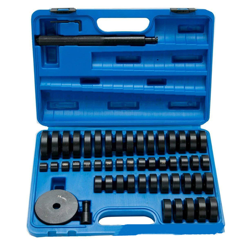 52 pcs Bushing Bearing Seal Driver Push Press Disc Tool Set 18-74mm Bush/Bearing/Seal Driver Set ► Photo 1/3