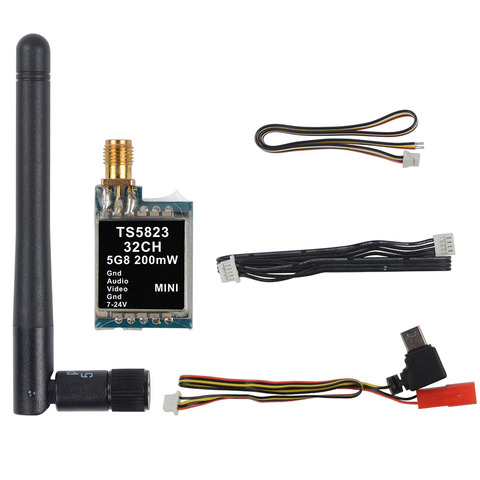 AKK TS5823L/TS5823 5.8G 200MW 40Ch Mini AV Transmitter for FPV Drone ► Photo 1/6