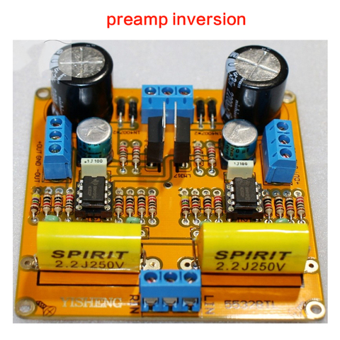 AC 9-15V Front Stage Inverted/unbalanced To Balanced Output/RCA To XLR/BTL Board/kit/finished Board Gold-plated PCB 5532 ► Photo 1/2