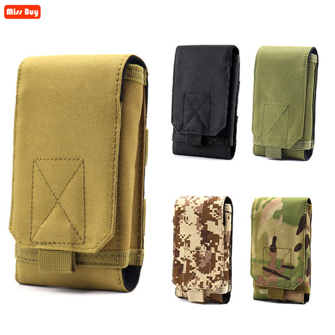 Universal Phone Bag Outdoor Camouflage Waist Bag Tactical Army Phone Holder Sport Belt Case Waterproof Sport Hunting Camo Bags ► Photo 1/6