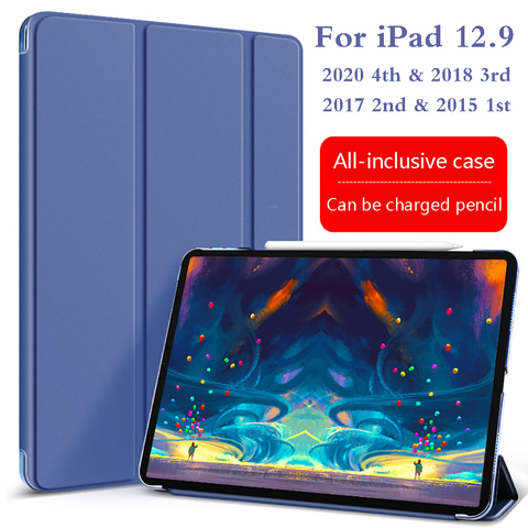 For iPad Pro 12.9 Case 2022 New 4th Case with Face ID Funda For iPad Pro 12.9 2022 2017 2015 Case 3rd 2nd 1st Generation Capa ► Photo 1/6