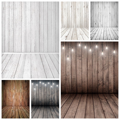 White Wood Board Floor Plank Texture Frame Wooden Baby Backdrop Vinyl Photography Background For Photo Studio Photophone Shoot ► Photo 1/6