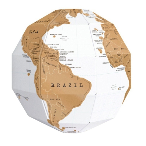 DIY Scratch 3D Map Paper Puzzle For Travel Marking Globe 3D Stereo Assembly  Globe World Map Travel Kid Child Toy Gift - Price history & Review |  AliExpress Seller - Good tools