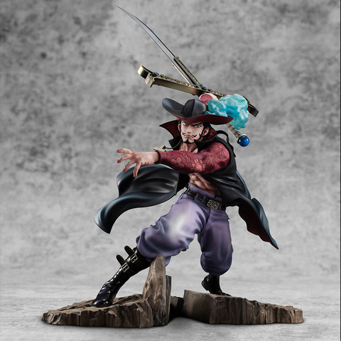 34cm new anime one piece Dracule Mihawk figurine Combat ver. PVC Action Figure Collection Model Toys Gift for kids ► Photo 1/4