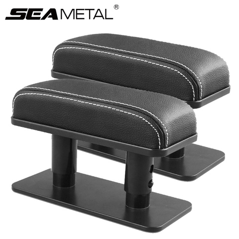 Universal Car Armrest Cushion Pu Leather Elbow Support Mat Main