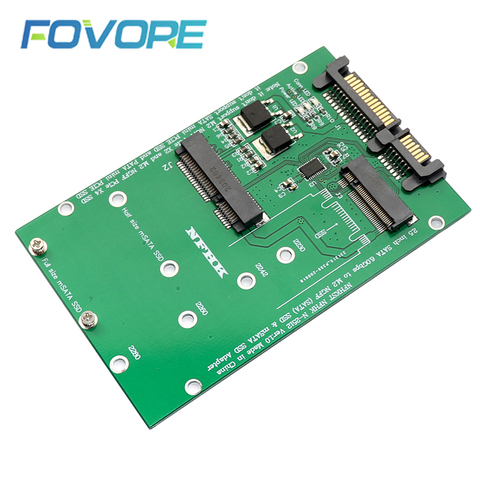 mSATA SATA adapter M.2 ngff m2 adapter 2.5 SATA converter for mSATA + M.2 NGFF SSD Card ► Photo 1/6