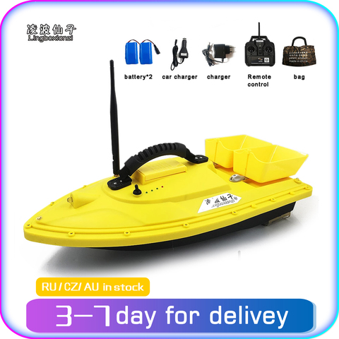 Lingboxianzi T188 Night Light RC Distance Auto Lure Fishing Smart Remote Control Bait Boat Toy Fish Finder Wireless 1.5KG 500M ► Photo 1/6