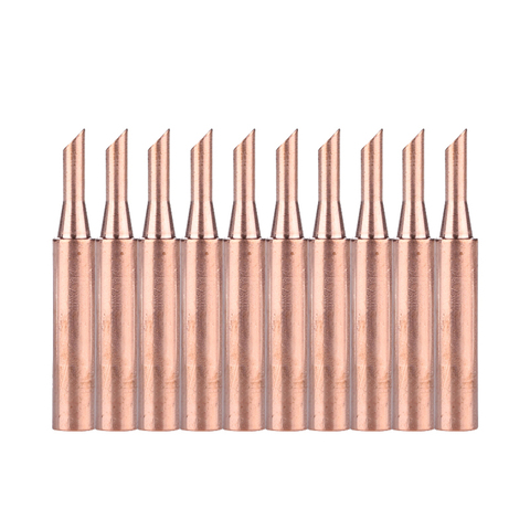 10PCS/Lot Lead-Free Soldering Iron Tips 900M-T-3C Replacement Pure Copper Welding Sting For Hakko 936 BGA Rework Repair Tool ► Photo 1/1